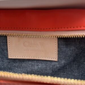 Clare V Grande Fanny Orange Crossbody Bag